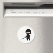 Tiny Angry Ninja Magnet (In Situ (Geschirrspüler))