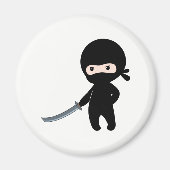 Tiny Angry Ninja Magnet (Vorne)