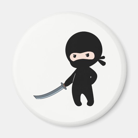 Tiny Angry Ninja Magnet (Vorne)