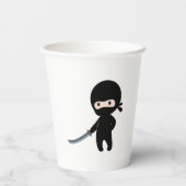 Tiny Angry Ninja Pappbecher (Rückseite)