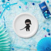Tiny Angry Ninja Pappteller (Party)