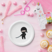 Tiny Angry Ninja Pappteller (Party)