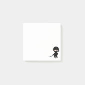 Tiny Angry Ninja Post-it Klebezettel (Vorderseite)