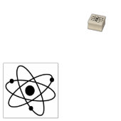Tiny Atomic Molecule Atom Nucleus MCM Gummistempel (Stempel)