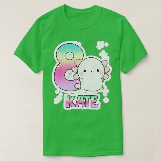 Tiny Axolotl 4 T-Shirt (Design vorne)