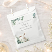 Tiny Baby Lamb und Eukalyptus-Taufe Geschenktütchen (Ausgeschnitten)