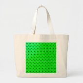 Tiny Bats Green Jumbo Stoffbeutel (Vorne)