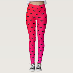 Tiny Bats Pink Leggings