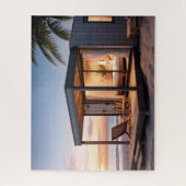 TINY BEACH HOUSE JIGSAW PUZZLE (Vertikal)