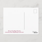 Tiny Bear Bracken, Asiatische Ball-Jointed Doll Postkarte (Rückseite)