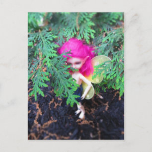 Tiny Bear Bracken, Asiatische Ball-Jointed Doll Postkarte