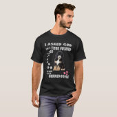 Tiny Bernedoodle Geschenke Bernese Mountain Poo Mi T-Shirt (Vorne ganz)