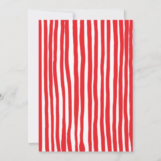 Tiny Bit Older Whimsical Martini Adult Birthday Einladung (Rückseite)