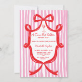 Tiny Bit Older Whimsical Martini Adult Birthday Einladung (Vorderseite)