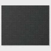 Tiny Black and White Polka Dots Geschenkpapier (Flach)