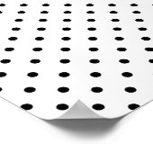 Tiny Black Dots Poster (Ecke)