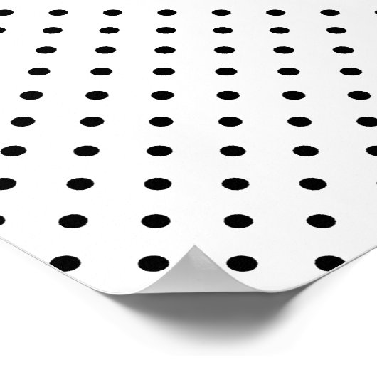Tiny Black Dots Poster (Ecke)