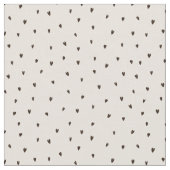 Tiny Black Hearts on Light Stoff (Nahaufnahme)