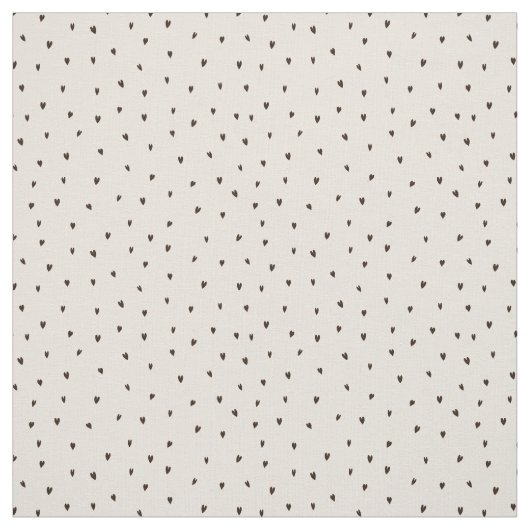 Tiny Black Hearts on Light Stoff (Muster)