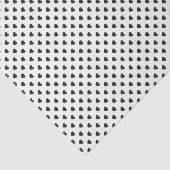 Tiny Black Hearts Valentinstag Geschenkpapier Seidenpapier (Ausschnitt)