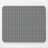 Tiny Black Polka Dot Pattern Mousepad (Vorne)