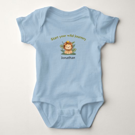 Tiny Blessing Personalized Baby Body Strampler (Vorderseite)