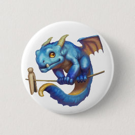 Tiny Blue Dragon Button