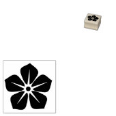 Tiny Blue vergiss-Me-Not-Blume rund um die Blume Gummistempel (Stempel)