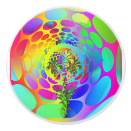 TINY-BLUME KERAMIKKNAUF