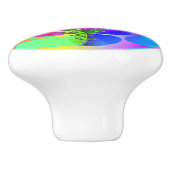 TINY-BLUME KERAMIKKNAUF (Seitenansicht)