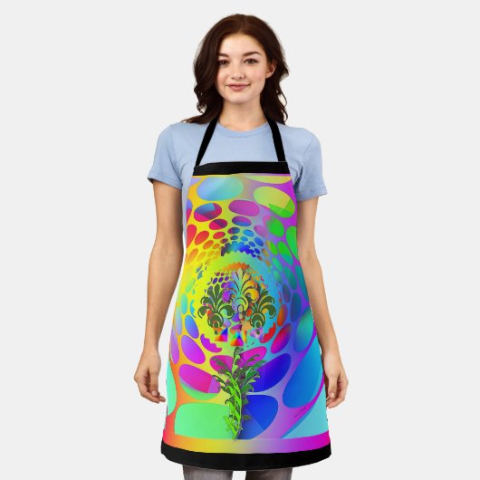 TINY-BLUME SCHÜRZE (Getragen)