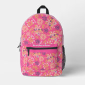 Tiny Bouquet Blume Cherry Bedruckter Rucksack (Vorderseite)