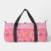 Tiny Bouquet Blume Cherry Duffle Bag (Vorderseite)