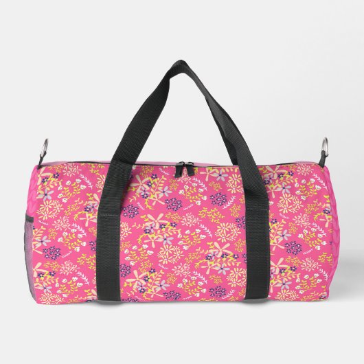 Tiny Bouquet Blume Cherry Duffle Bag (Rückseite)