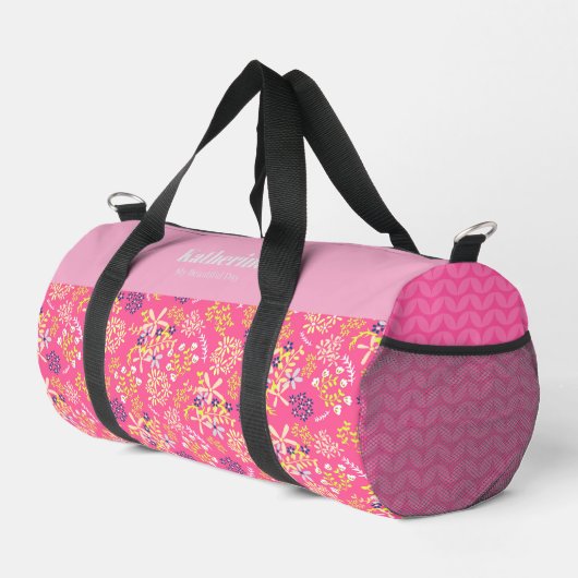 Tiny Bouquet Blume Cherry Duffle Bag (Rechte Ecke)