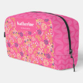 Tiny Bouquet Blume Cherry Waschbeutel (Rechte Ecke)