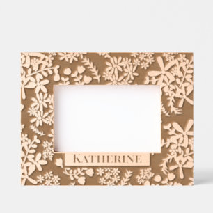 Tiny Bouquet Blume Geätzte Rahmen