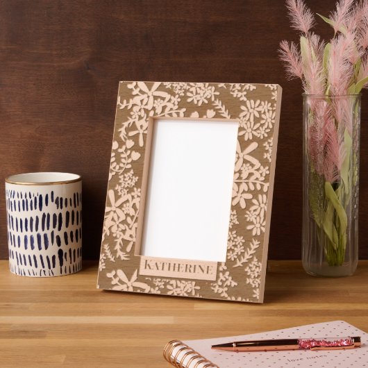 Tiny Bouquet Blume Geätzte Rahmen (Links)