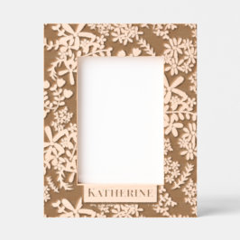 Tiny Bouquet Blume Geätzte Rahmen