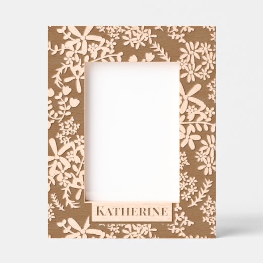 Tiny Bouquet Blume Geätzte Rahmen (Vorderseite)