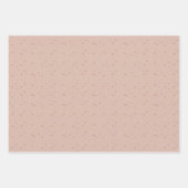 Tiny brown Hearts  Geschenkpapier Set (Vorderseite 3)