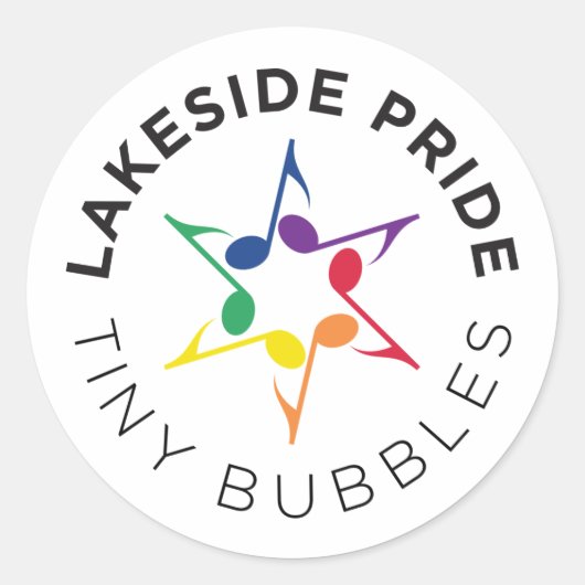 Tiny Bubble Sticker (Vorderseite)