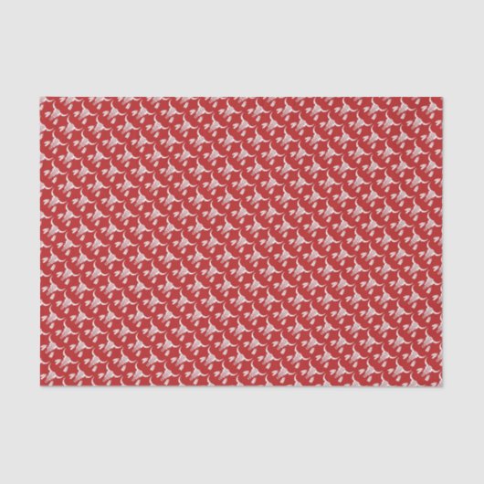 Tiny Buffalo Skulls Papiertaschentuch Seidenpapier (Vorderseite)