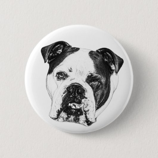 Tiny Bulldog Cheer Button (Vorderseite)