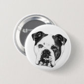 Tiny Bulldog Cheer Button (Vorne & Hinten)