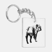 Tiny Bulldog, Loyal Tile Schlüsselanhänger (Vorderseite links)