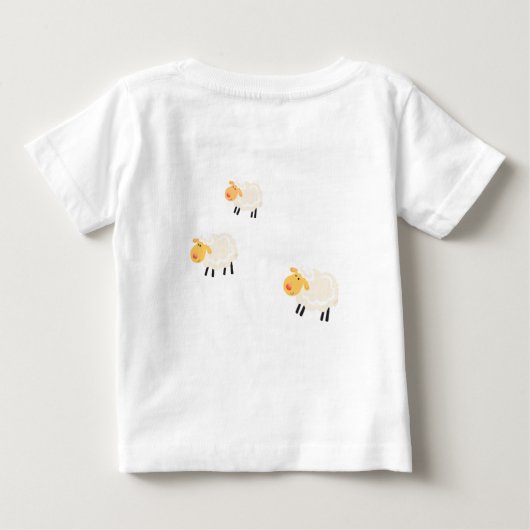 Tiny but Loved by Mom Baby T-Shirt (Rückseite)