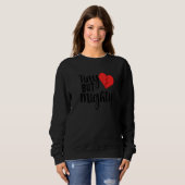 Tiny But Mighty CHD Warrior Congenital Heart Disea Sweatshirt (Vorne ganz)