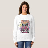 Tiny but Mighty Chihuahua T-Shirt Sweatshirt (Vorne ganz)