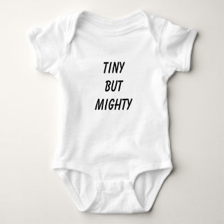 Tiny But Mighty Cute Funny Baby Bodysuit Baby Strampler